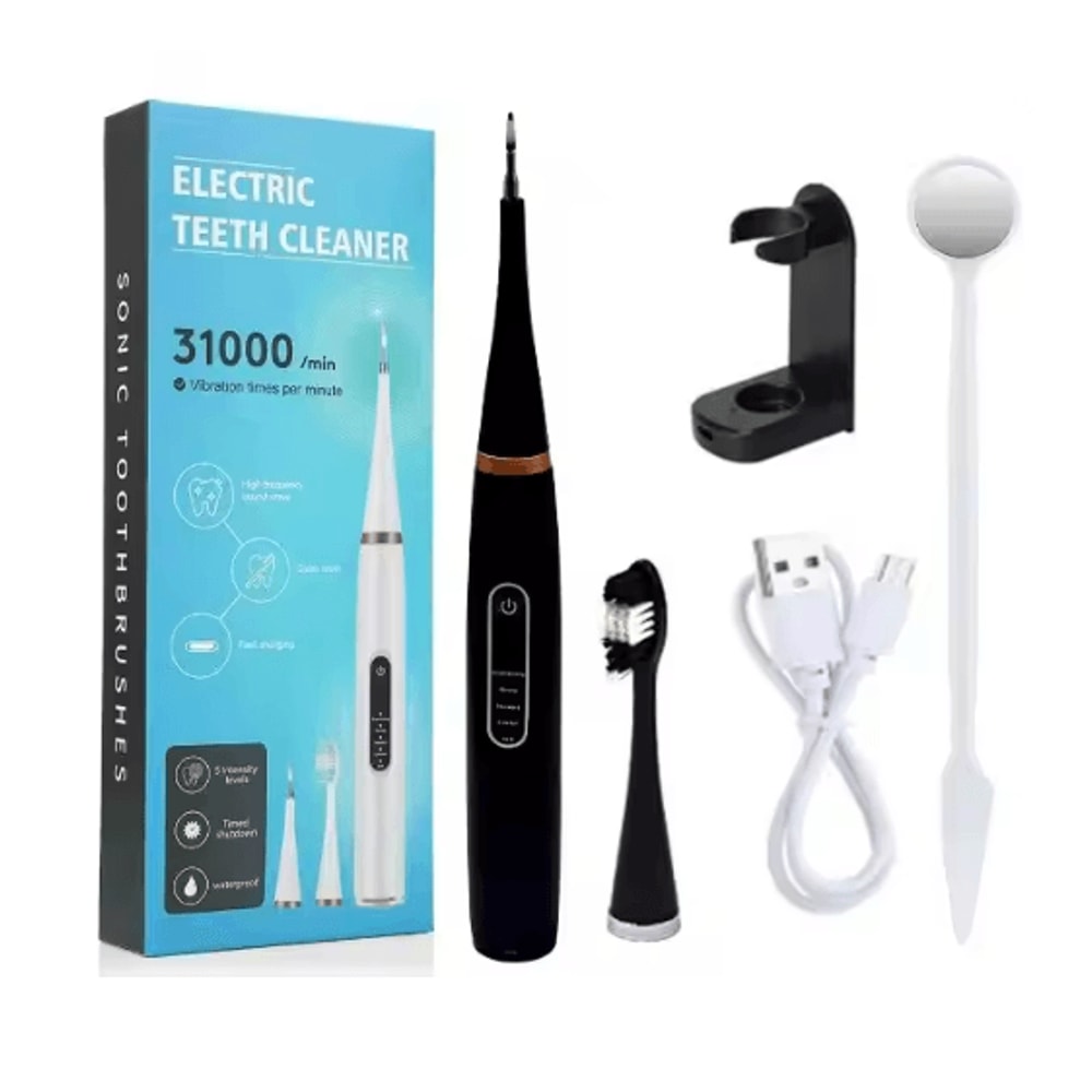 Sonic Electric Toothbrush Whitening And Tartar Removal Kit 4