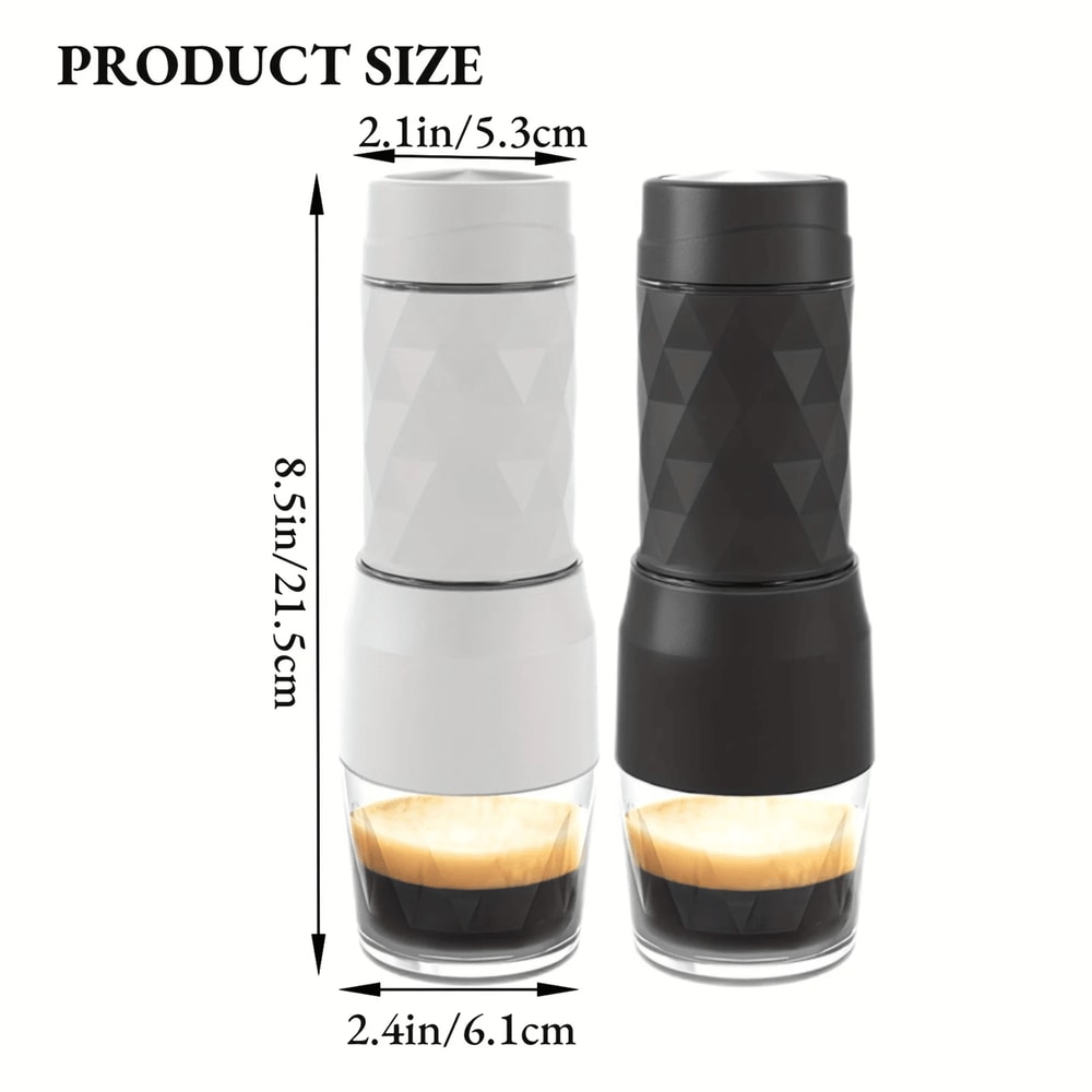 Portable Manual Espresso Maker Travel Coffee Machine 2