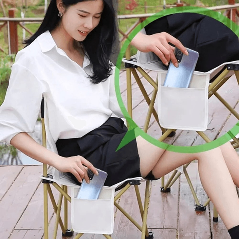 Portable Folding Stool Lightweight Outdoor Travel Chair 0