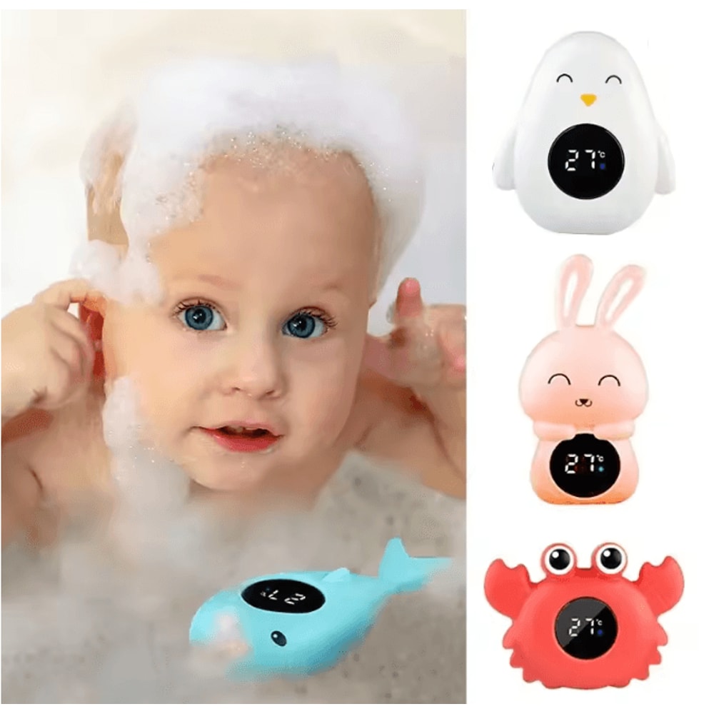 SafeTemp Floating Baby Bath Thermometer With Digital Display 3