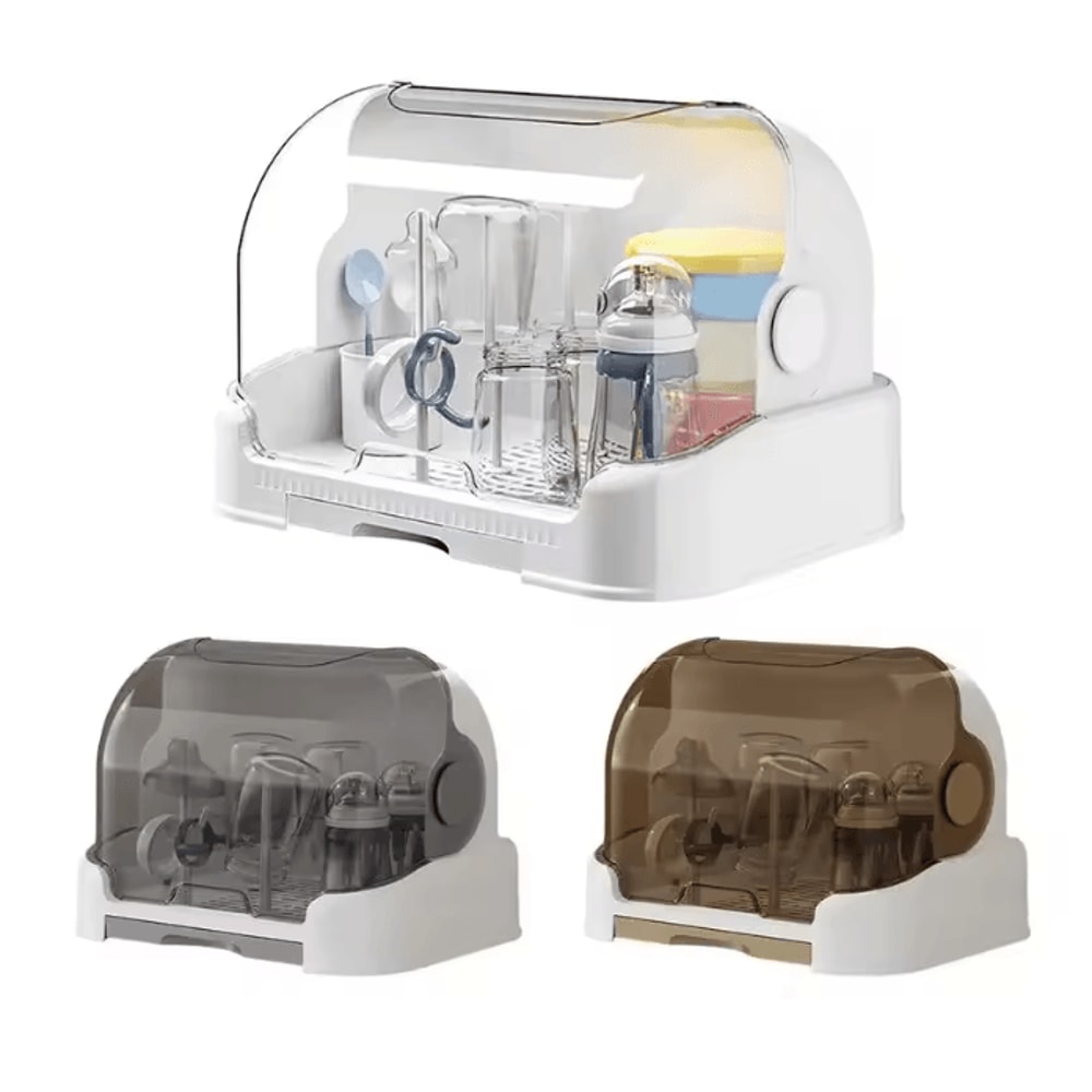 CleanNest Portable Baby Bottle Drying Rack Organizer 0