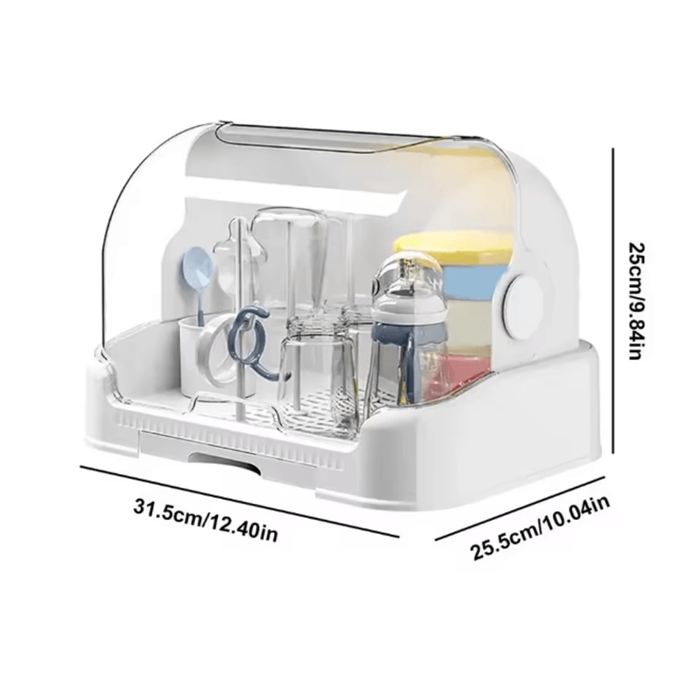 CleanNest Portable Baby Bottle Drying Rack Organizer 3