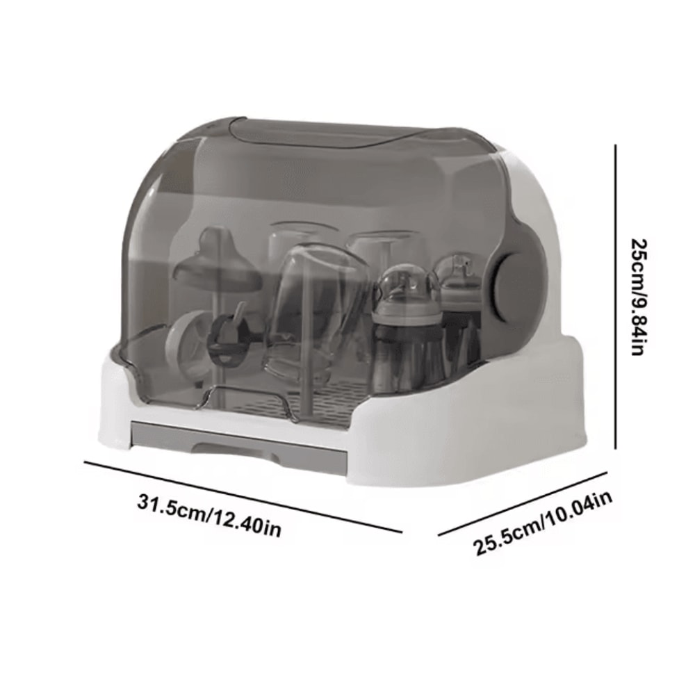 CleanNest Portable Baby Bottle Drying Rack Organizer 4