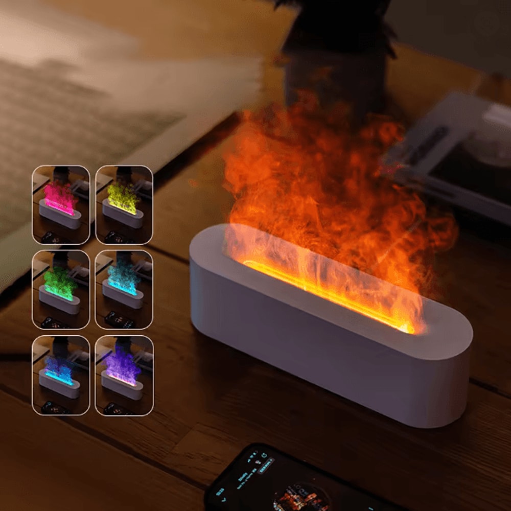 FlameGlow RGB Aroma Diffuser Humidifier 0