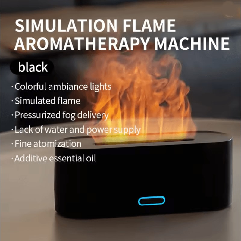 FlameGlow RGB Aroma Diffuser Humidifier 4