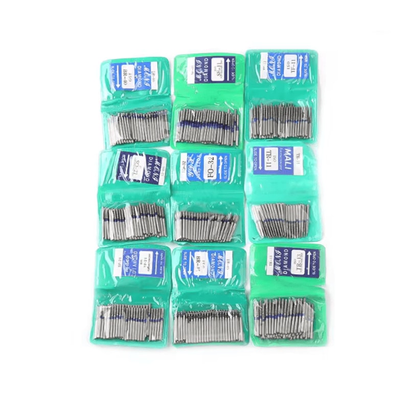 ProShine Dental Diamond Polishing Burs 50 Piece Set 1