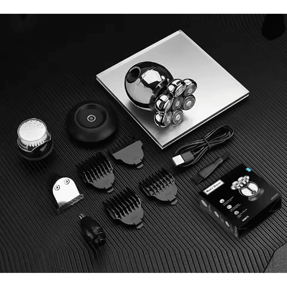 FlexShave 7D Electric Head Shaver For Men 0