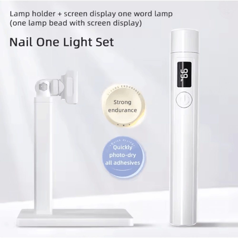 GlowPro Portable UV LED Nail Lamp Mini Nail Dryer Stand 0