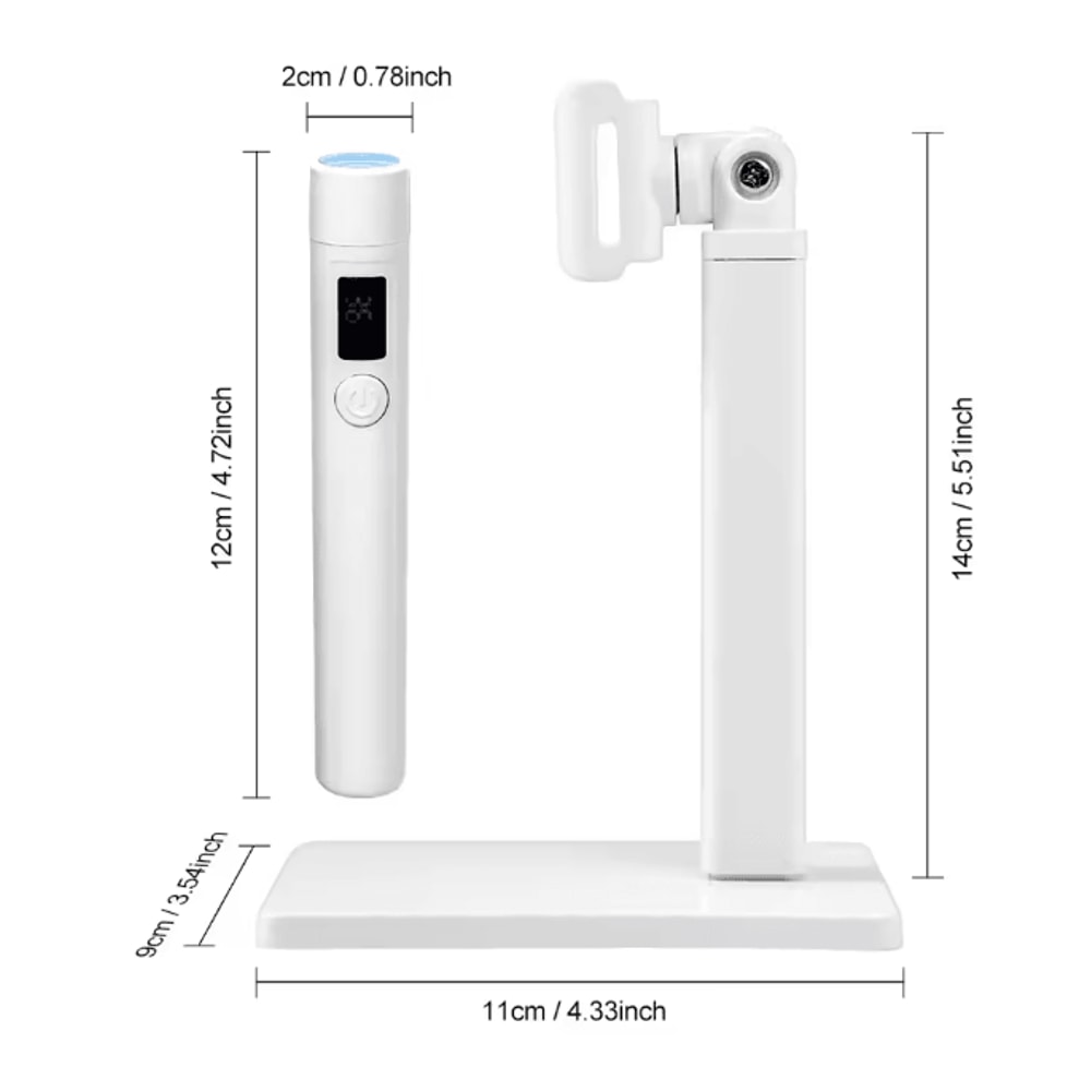 GlowPro Portable UV LED Nail Lamp Mini Nail Dryer Stand 4