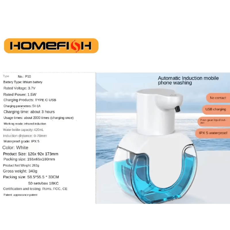 CleanSense Smart Touchless Soap Dispenser Wall Mounted 3