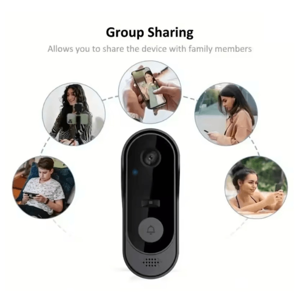 SecureView WiFi Video Doorbell Camera With Night Vision 1
