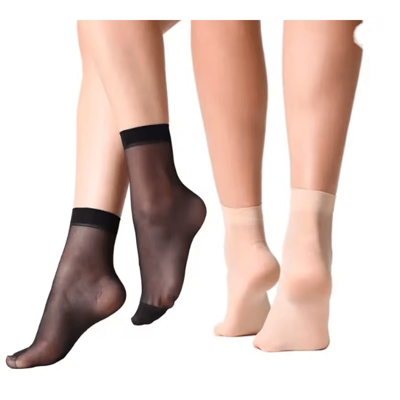 SilkSheer Womens Ultra Thin Ankle Socks 1