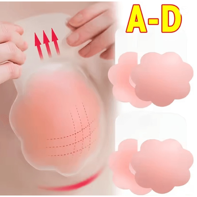 LiftBloom Reusable Silicone Nipple Covers For Women 0