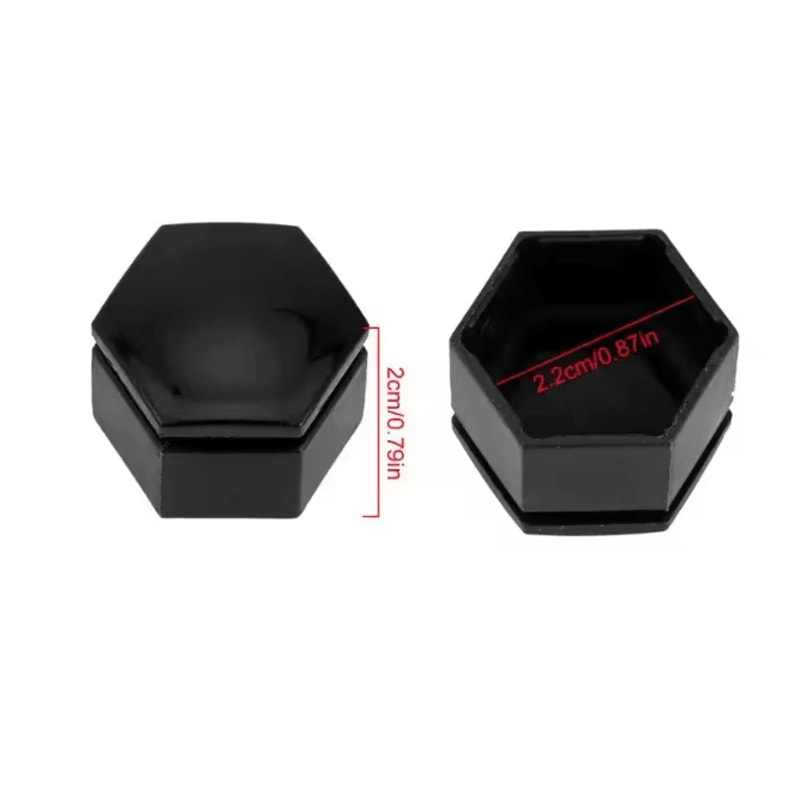 WheelGuard Car Wheel Nut Covers Rust Protection Set 1