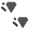 WheelGuard Car Wheel Nut Covers Rust Protection Set 6