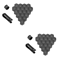 WheelGuard Car Wheel Nut Covers Rust Protection Set 6