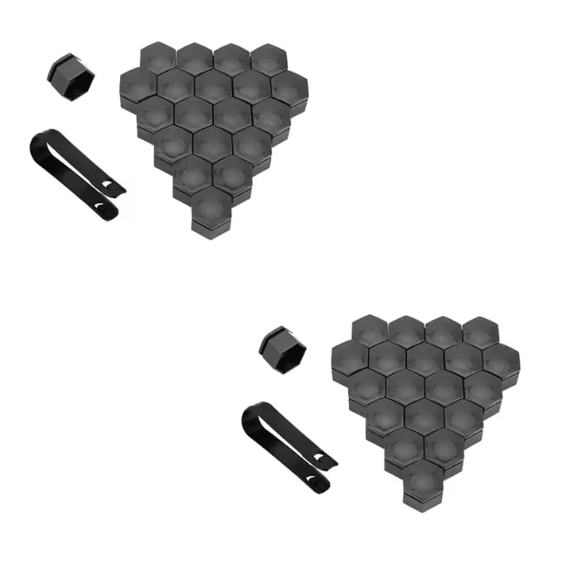 WheelGuard Car Wheel Nut Covers Rust Protection Set 6