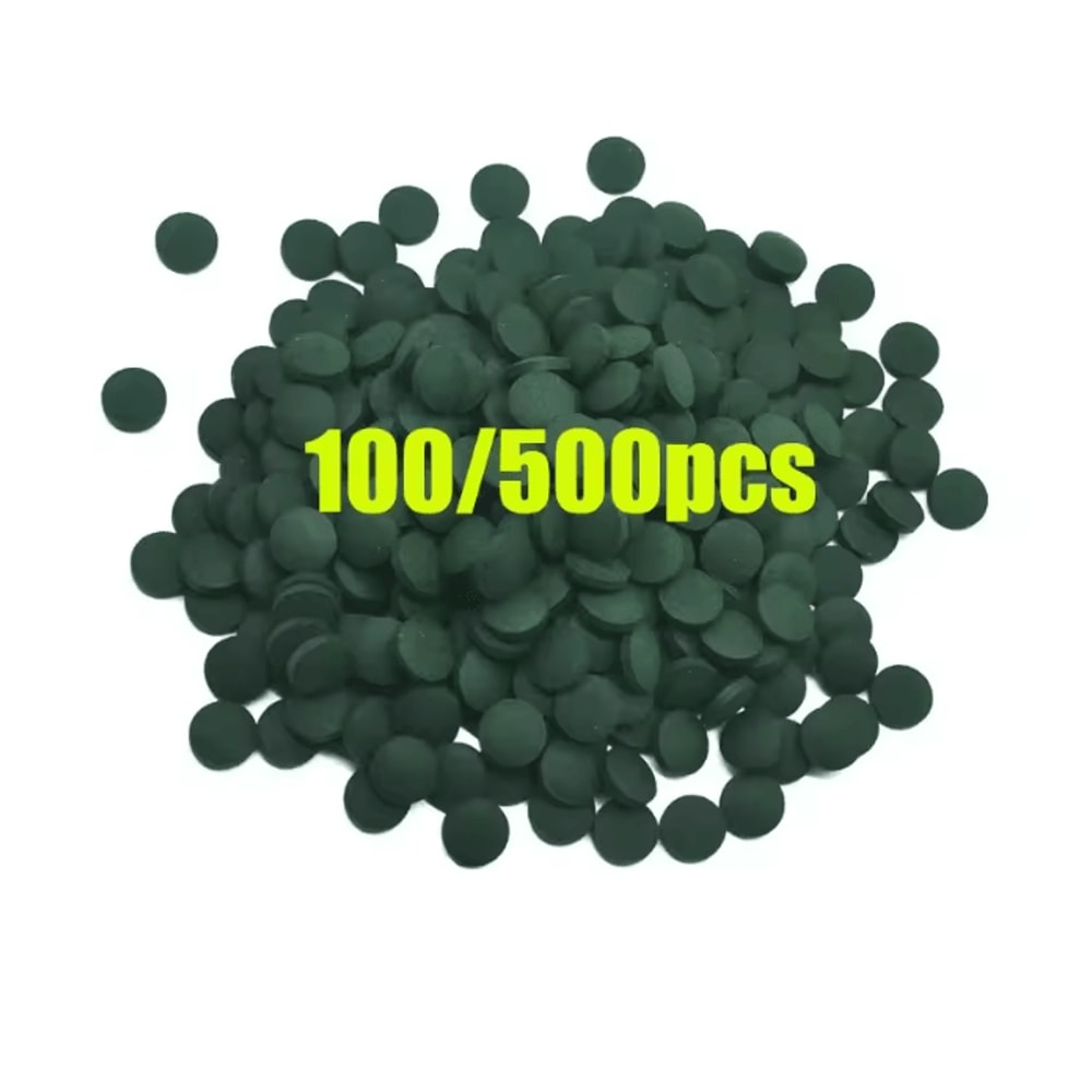 AquaVital Spirulina Fish Food Tablets For Aquarium Pets 1