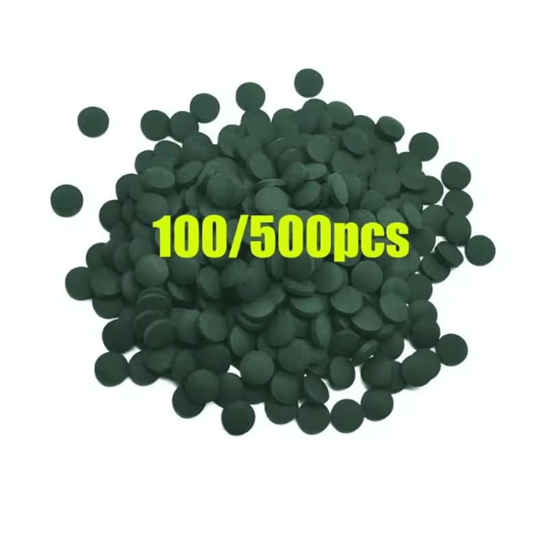 AquaVital Spirulina Fish Food Tablets For Aquarium Pets 1