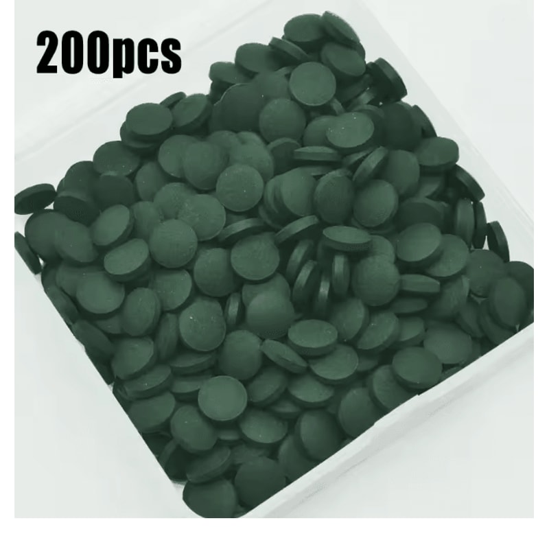 AquaVital Spirulina Fish Food Tablets For Aquarium Pets 5