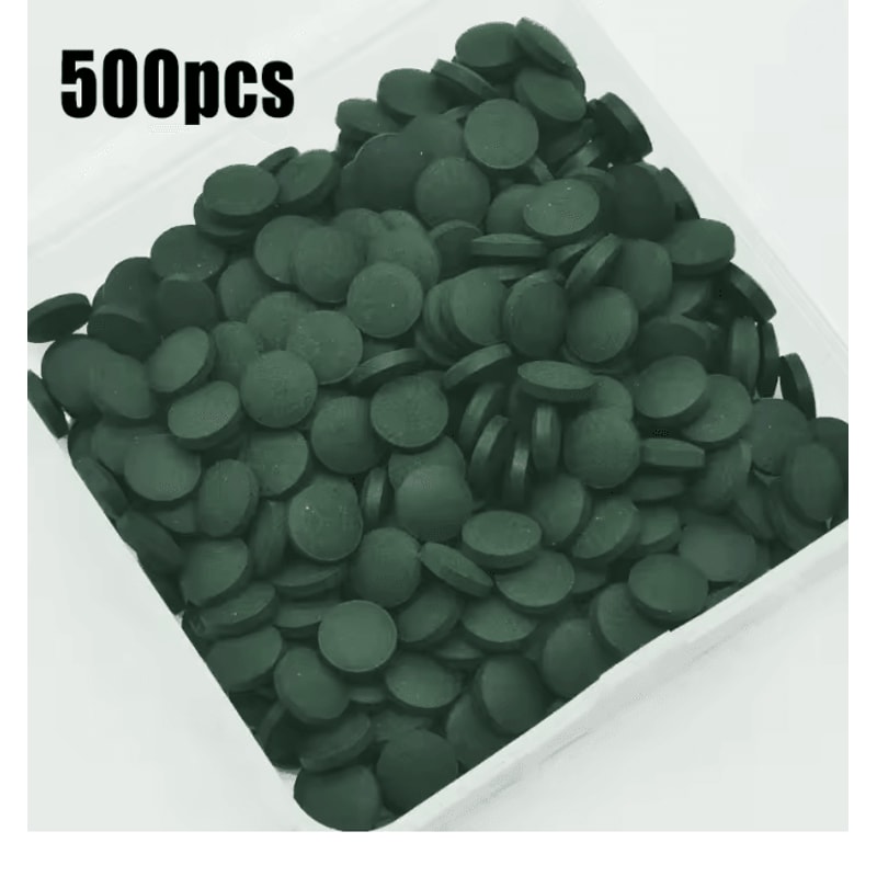 AquaVital Spirulina Fish Food Tablets For Aquarium Pets 0