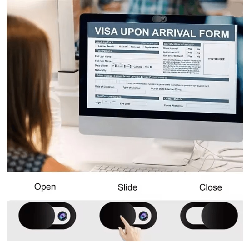 PrivacyShield Webcam Cover Slider For Laptops Phones And Tablets 0