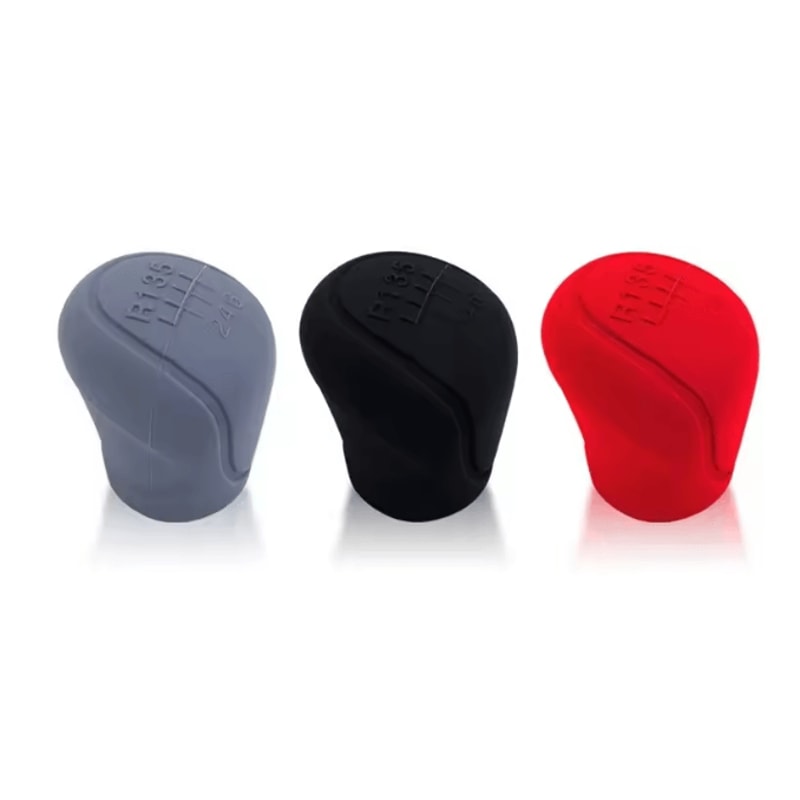 GripShift Silicone Gear Shift Knob Cover Non Slip Manual Handle 3