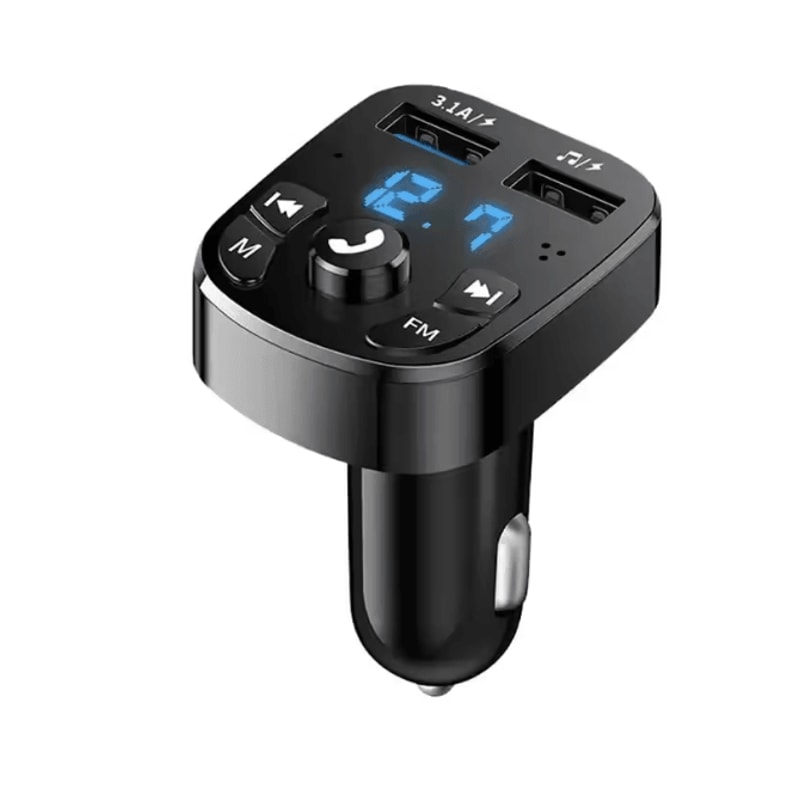 DriveTune Bluetooth Car MP3 Player With Dual USB Fast Charger 4