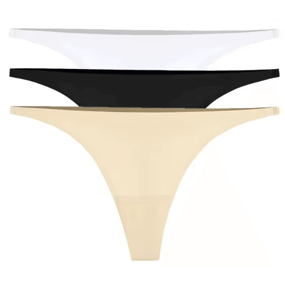 SilkEase Seamless Ice Silk Thong Underwear For Women 9