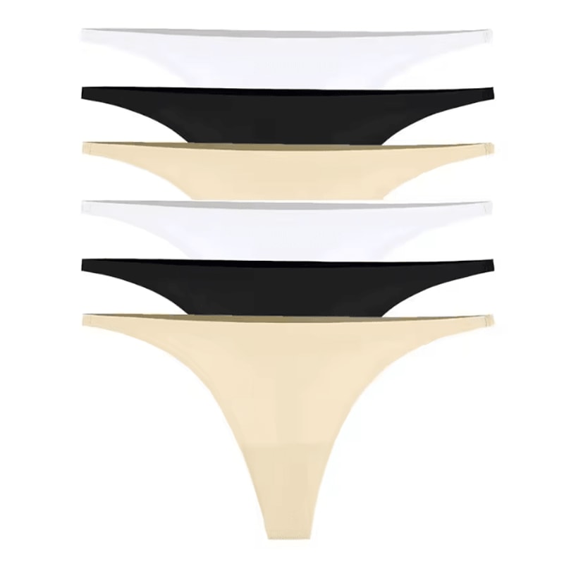 SilkEase Seamless Ice Silk Thong Underwear For Women 10