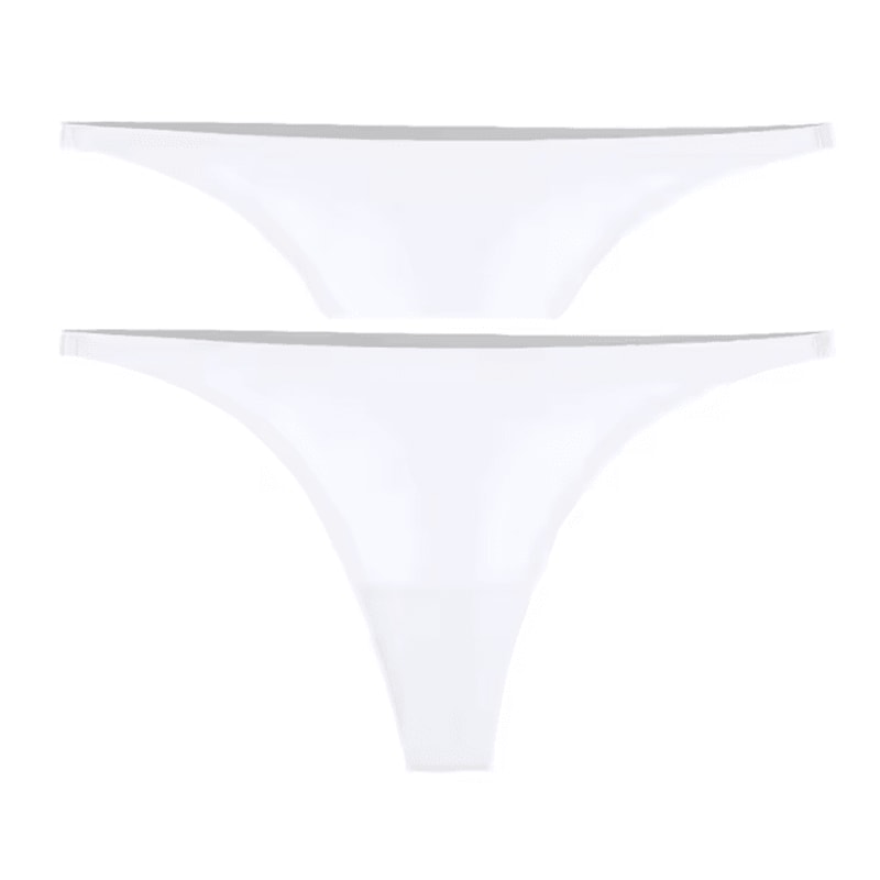 SilkEase Seamless Ice Silk Thong Underwear For Women 8