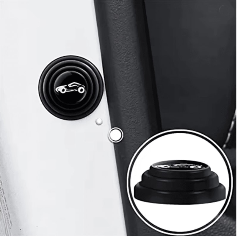SilentGuard Car Door Shock Absorbing Silicone Protector Pads 2