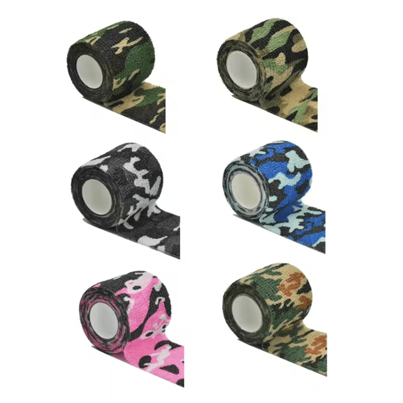 Reliable Support Meets Rugged Versatility The CamoFlex Self Adhesive Elastic Bandage Sports Support 12