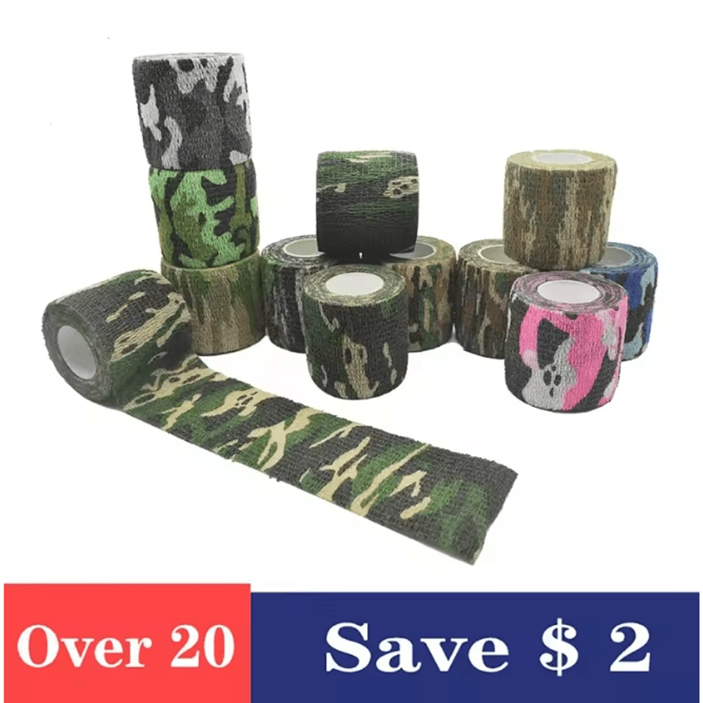 Reliable Support Meets Rugged Versatility The CamoFlex Self Adhesive Elastic Bandage Sports Support 1