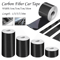 CarbonShield 3D Carbon Fiber Car Door Sill And Bumper Protector Stickers 0
