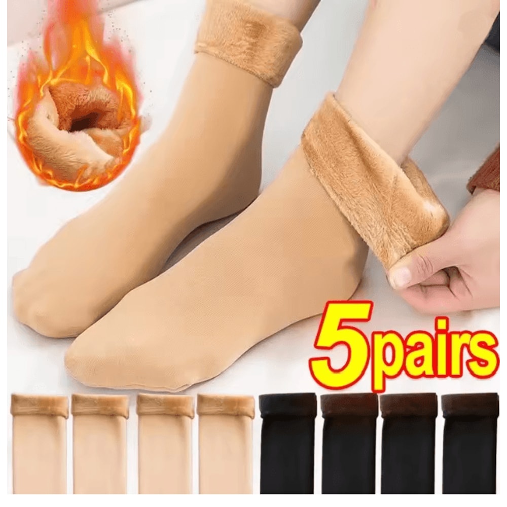 VelvetWarm Winter Thermal Plush Socks For Women 0