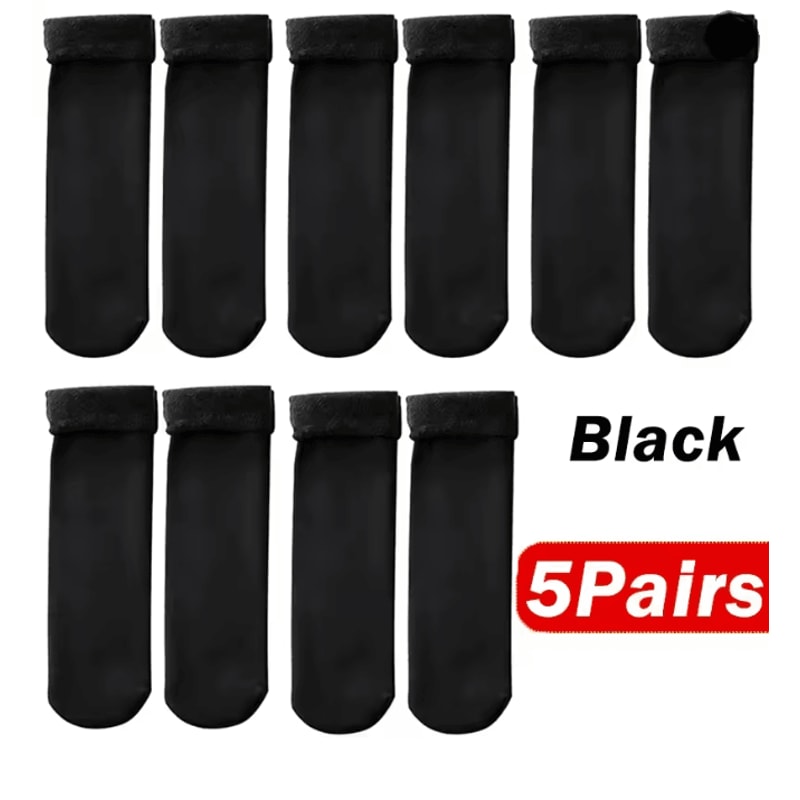 VelvetWarm Winter Thermal Plush Socks For Women 12