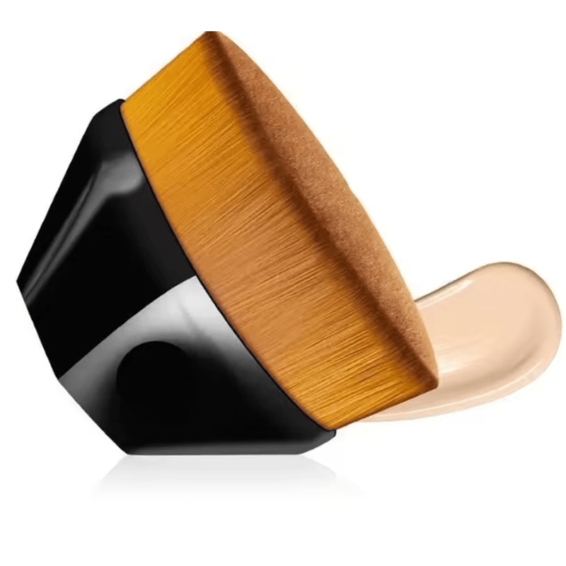 Hexagonal Kabuki Foundation Makeup Brush Set Flawless Coverage 4