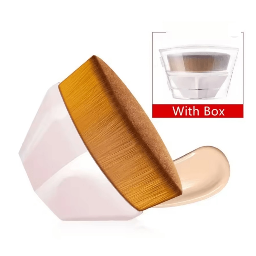 Hexagonal Kabuki Foundation Makeup Brush Set Flawless Coverage 7
