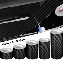 carbon fiber car door sill protector anti scratch threshold sticker