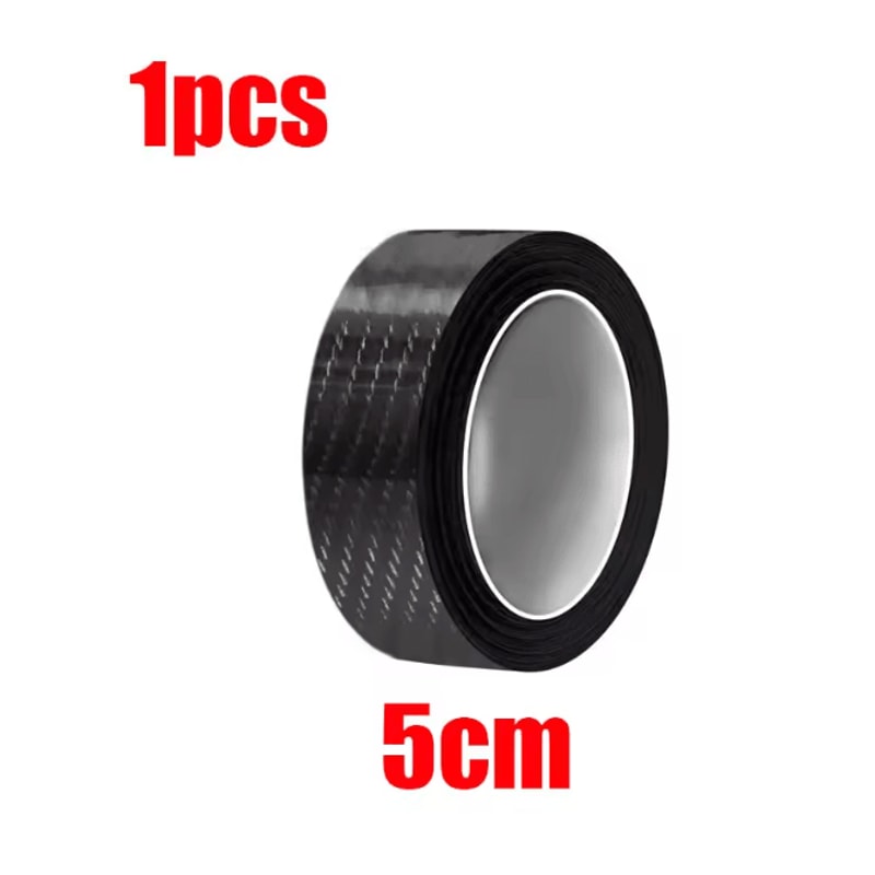 Carbon Fiber Car Door Sill Protector Anti Scratch Threshold Sticker 5