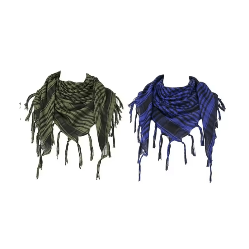 Tactical Desert Shemagh Scarf Lightweight Knitted Headscarf 20