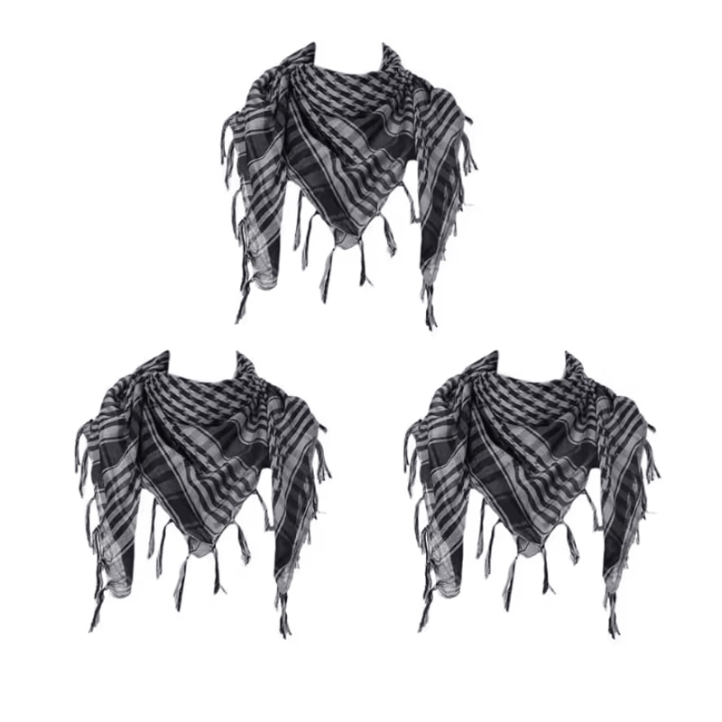 Tactical Desert Shemagh Scarf Lightweight Knitted Headscarf 21