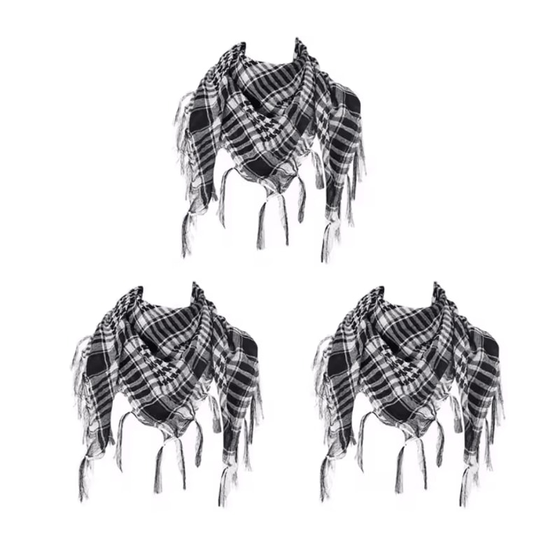 Tactical Desert Shemagh Scarf Lightweight Knitted Headscarf 27