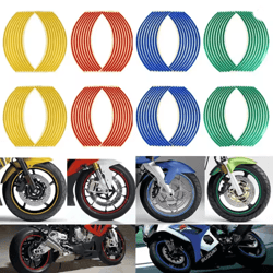 reflective motorcycle wheel rim stripe stickers for bike and motorbike