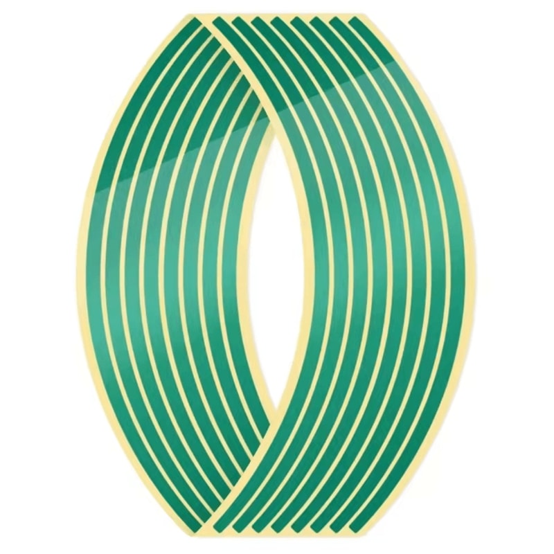 Reflective Motorcycle Wheel Rim Stripe Stickers For Bike And Motorbike 9