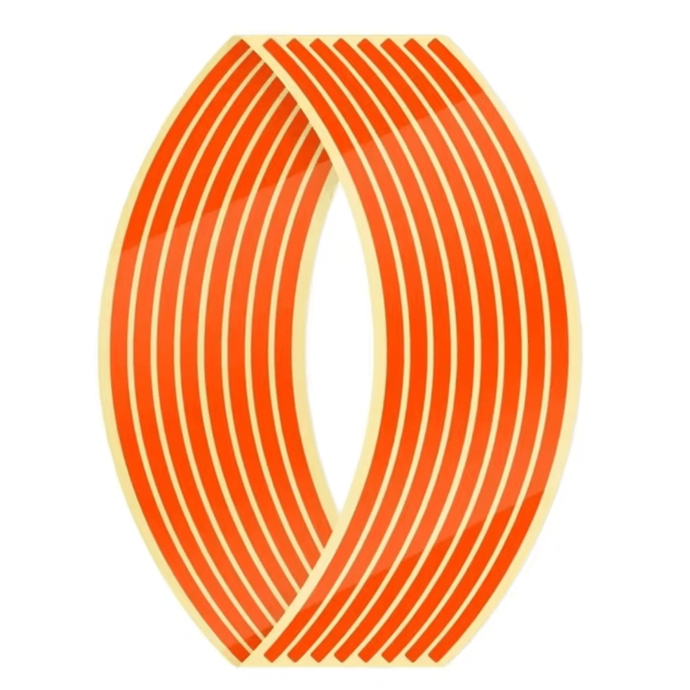 Reflective Motorcycle Wheel Rim Stripe Stickers For Bike And Motorbike 10