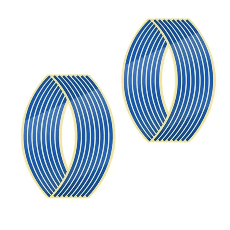 Reflective Motorcycle Wheel Rim Stripe Stickers For Bike And Motorbike 12