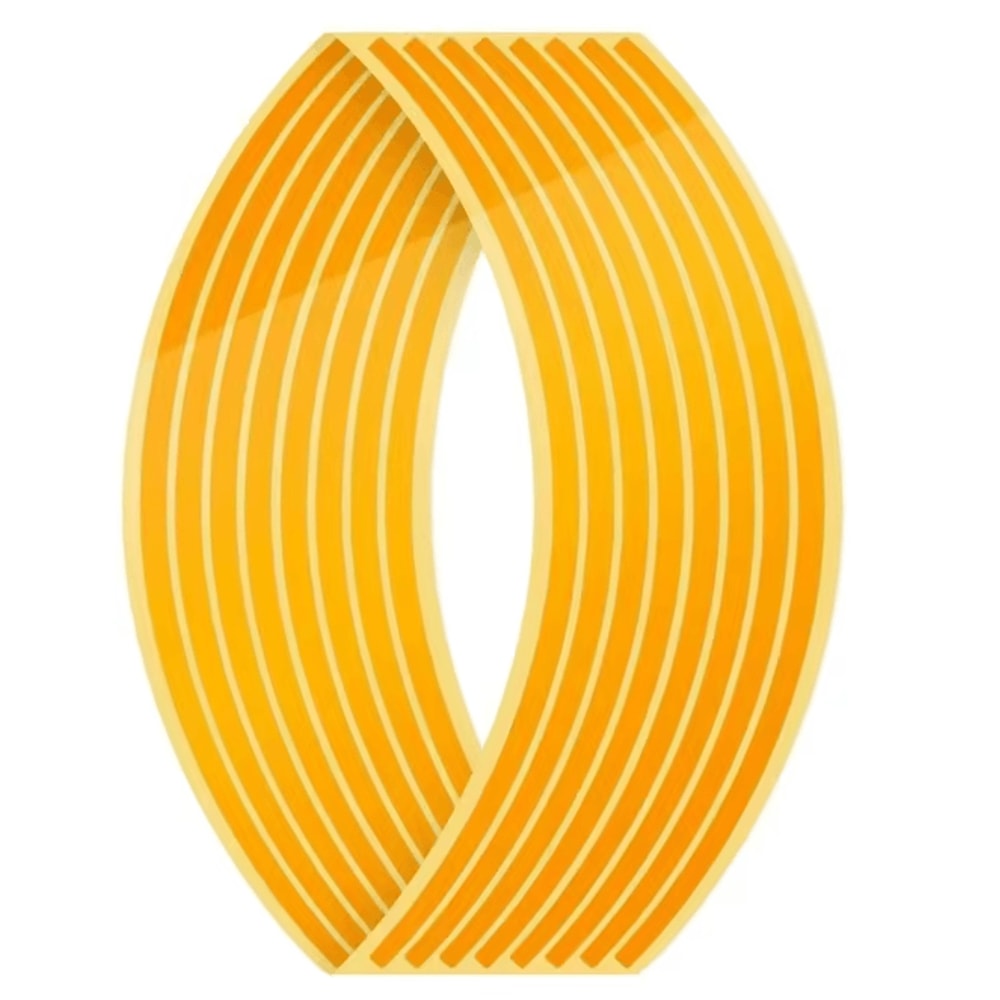 Reflective Motorcycle Wheel Rim Stripe Stickers For Bike And Motorbike 4