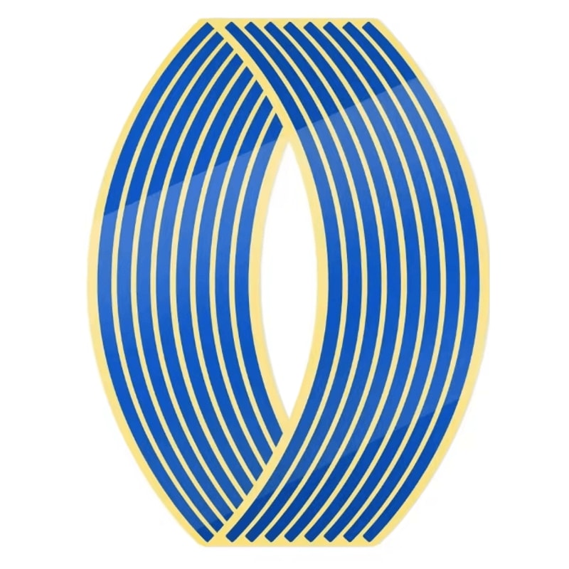 Reflective Motorcycle Wheel Rim Stripe Stickers For Bike And Motorbike 5